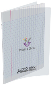 CONQUERANT CLASSIQUE Cahier de Poésie & Chant, 170 x 220 mm