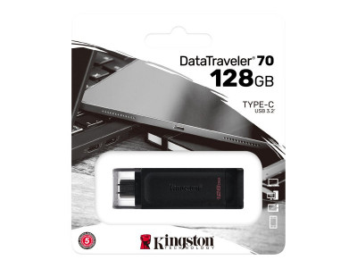 Kingston : 128GB USB 3.2 DATATRAVELER 70 USB TYPE-C