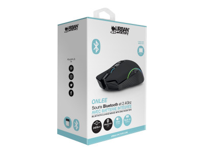 Urban Factory : ONLEE BLUETOOTH MOUSE avec RECHARGEABLE batterie