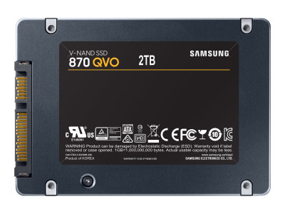 Samsung : SSD 870 QVO 2TB .