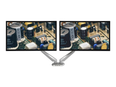 Startech : DUAL DESK MOUNT MONITOR ARM BUILT-IN 2-PORT USB et 3.5 MM
