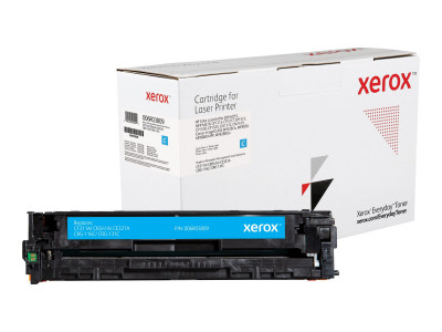Xerox Everyday Toner Cyan cartouche équivalent à HP 131A / 125A / 128A - CF211A/ CB541A/ CE321A/ CRG-116C/ CRG-131C - 1800 pages