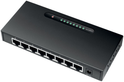 LogiLink Switch de bureau Gigabit Ethernet, 8 ports, noir