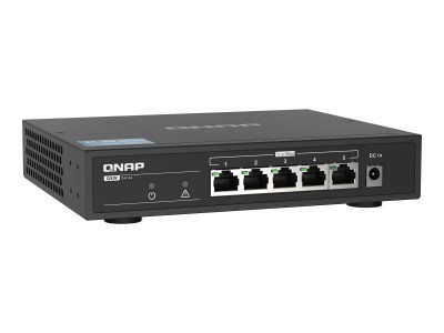 Qnap : QSW-1105-5T SWITCH5PORT 2.5GBPS AUTO NEG 2.5G/1G/100M UNMANAG