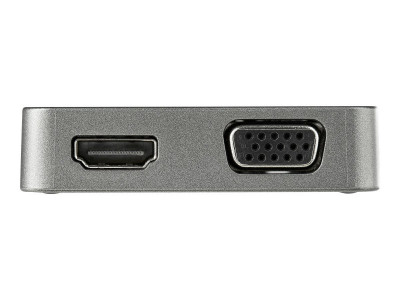 Startech : USB-C MULTIPORT ADAPTER 10 GBPS HDMI OR VGA-GEN 2 C A D/S PORTS