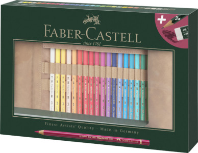 FABER-CASTELL Crayons de couleur POLYCHROMOS, étui de 34