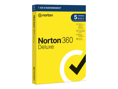 Symantec : NORTON 360 DELUXE 50GB fr 1U 5D 1Y GENERIC RET1 MM