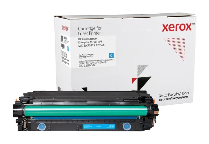 Xerox Everyday Toner Cyan cartouche équivalent à HP 651A / 650A / 307A - CE341A/CE271A/CE741A - 16000 pages
