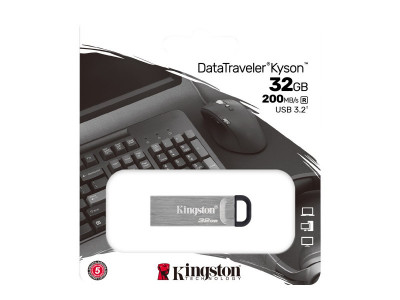 Kingston : 32GB USB3.2 DATATRAVELER KYSON GEN 1