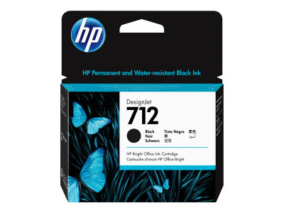 HP : HP 712 80-ML BLACK DesignJet cartouche encre