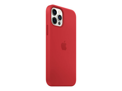 Apple : IPHONE 12 PRO SILICONE CASE avec MAGSAFE - (PRODUCT)RED