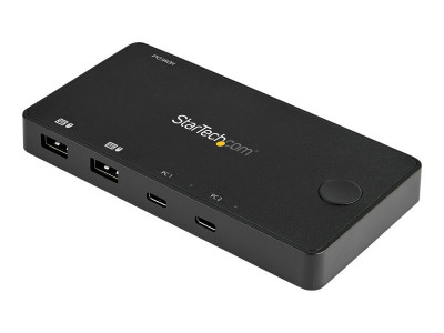 Startech : 2 PORT USB C KVM SWITCH - HDMI 4K 60HZ W/ USB TYPE C CABLES