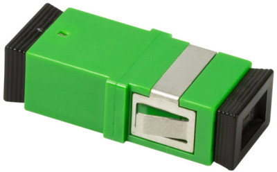 LogiLink Coupleur à fibre optique, SC simplex/APC, vert