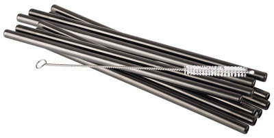APS Paille en acier inoxydable, longueur: 215 mm, métallique