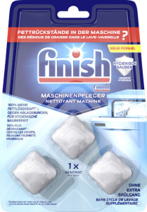 finish Tablettes d'entretien lave-vaisselle, blister de 3