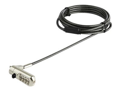 Startech : 2 M (6.6 FT.) LAPTOP cable LOCK COMBINATION - NANO-SLOT