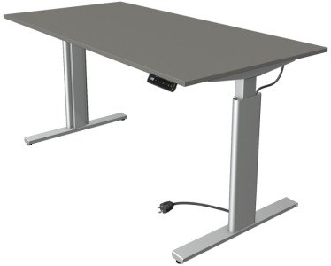 kerkmann Sitz-Steh-Schreibtisch Move 3, (B)1.200 mm, grau