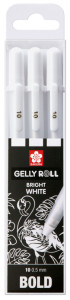 SAKURA Stylo roller encre gel Gelly Roll Bright White 0,5 mm
