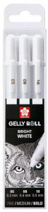 SAKURA Stylo roller encre gel Gelly Roll Bright White 0,5 mm