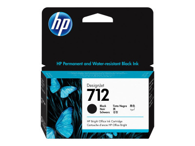 HP : HP 712 38-ML BLACK DesignJet cartouche encre