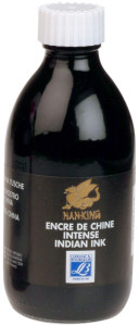 LEFRANC & BOURGEOIS Encre de Chine Nan-King, 14 ml, noir
