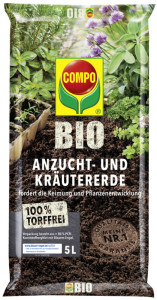 COMPO BIO Anzucht- und Kräutererde torffrei, 10 Liter
