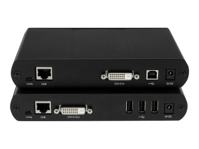 Startech : EXTENDEUR de CONSOLE KVM USB DVI SUR CAT 5E / CAT 6 - 100 M