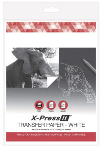 transotype Papier transfert X-Press It, A4, blanc