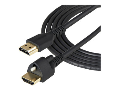 Startech : 1 M HDMI 2.0 cable - TOP SCREW LOCK CONNECTOR