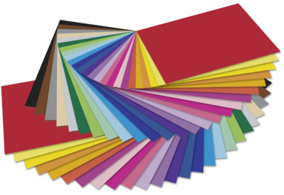 folia Papier teinté/papier cartonné, MIX, (L)230 x (H)330 mm