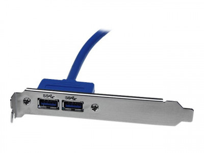 Startech : 2 PORT USB 3.0 A FEMALE SLOT PLATE ADAPTER