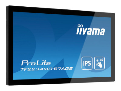 Iiyama : 21.5IN LCD TOUCH 1920X1080 16:9 TF2234MC-B7AGB 1000:1 8MS BLACK