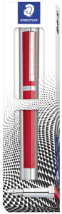 STAEDTLER Stylo plume triplus, taille de plume: F, rouge