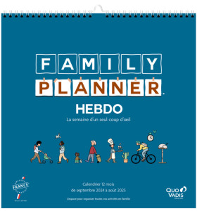 QUO VADIS Calendrier Family Planner hebdo, 2021/2022