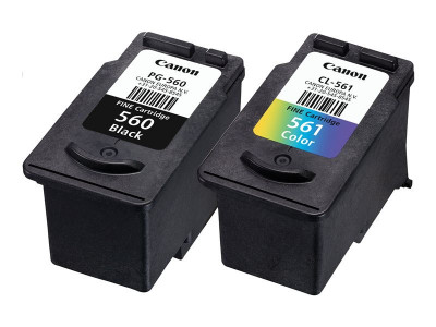 Canon Multipack cartouches d'encre noire PG-560 et couleur CL-561