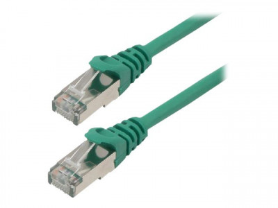 MCL Samar : 100 PRCT COPPER CAT 6 A S FTP LSZH RJ45 cable 1M GREEN
