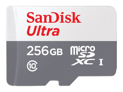 SANDISK : 256GB SANDISK ULTRA MICROSDXC SD ADAPTER 100MB/S CLASS 10 UHS-
