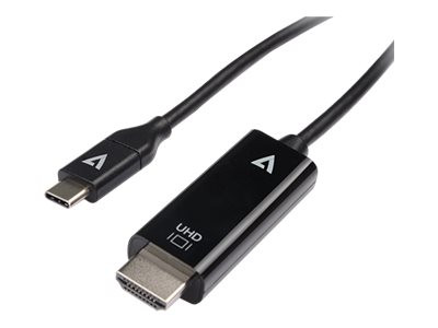 V7 : CABLE USBC VERS HDMI NOIR 1M 4K 3840 X 2160 A 60 HZ
