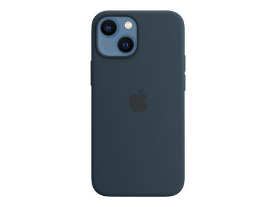 Apple : IPHONE 13 MINI SILICONE CASE avec MAGSAFE - ABYSS BLUE