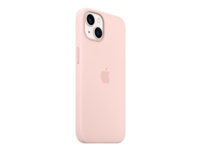 Apple : IPHONE 13 SILICONE CASE avec MAGSAFE CHALK PINK