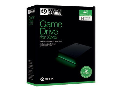 Seagate : GAME drive pour XBOX 4TB BLACK 2.5IN USB3.2 GEN1