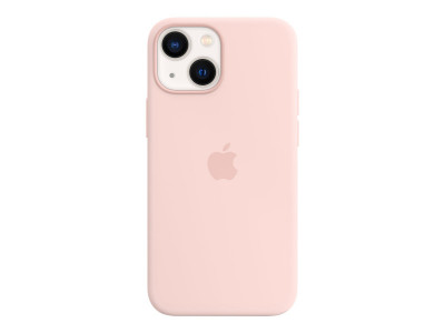 Apple : IPHONE 13 MINI SILICONE CASE avec MAGSAFE - CHALK PINK