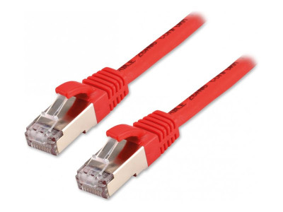 MCL Samar : 100 COPPER CAT 8 S pour TP RJ45 NETWORK cable 0.15M RED