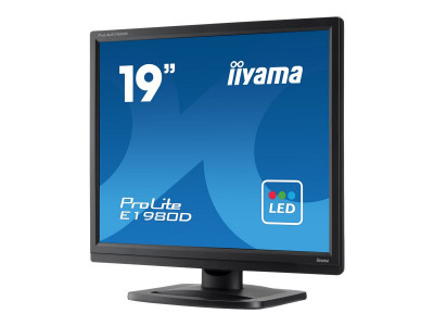 Iiyama : 19IN LED 1280X1024 5:4 5MS E1980D 1000:1 VGA DVI