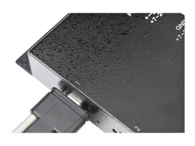Startech : HUB USB 4 PORTS 10GBPS - METAL INDUSTRIEL USB 3.2/3.1 GEN 2