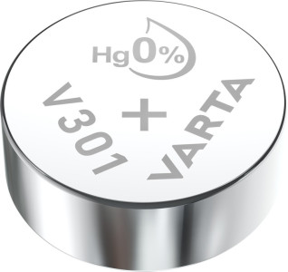 VARTA Pile oxyde argent pour montres, V303 (SR44), 1,55 Volt