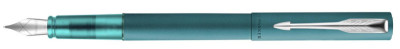 PARKER Stylo plume VECTOR XL, bleu argent mat métallisé C.T.
