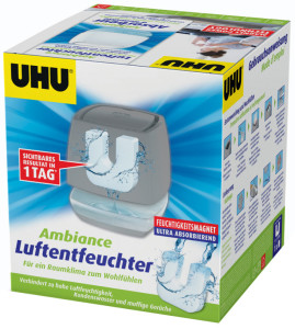 UHU Absorbeur d'humidité Ambiance, 450 g, anthracite