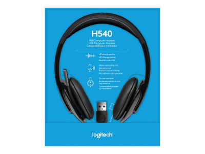 Logitech : USB HEADSET H540