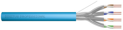 DIGITUS Câble d'installation, Cat. 6A, U/FTP, 500 m, bleu